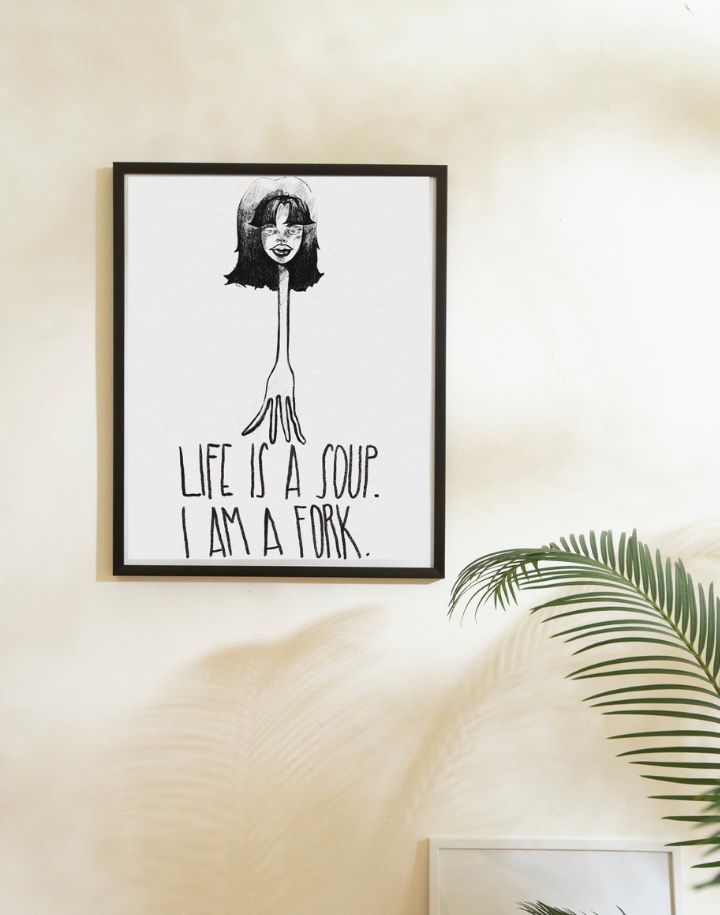 Fork in the Soup Print
