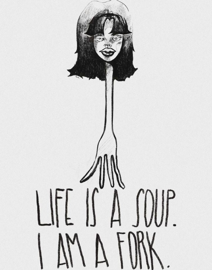 Fork in the Soup Print