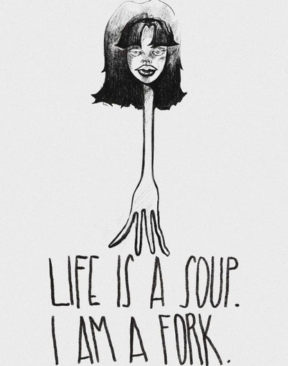 Fork in the Soup Print