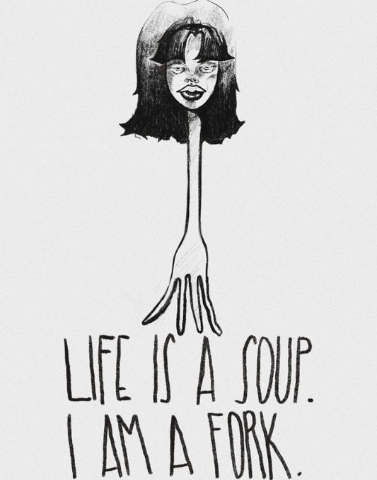 Fork in the Soup Print