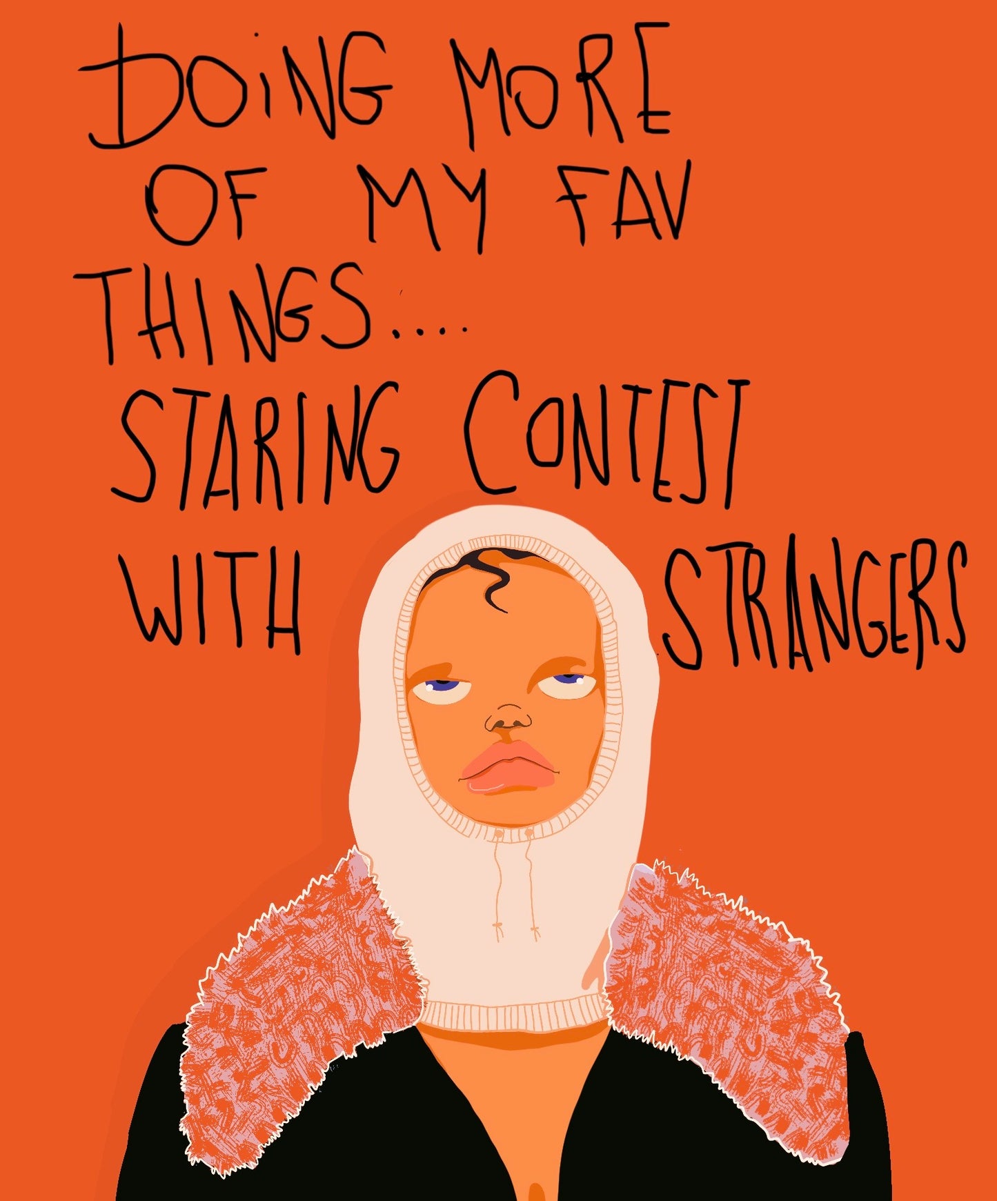 Staring contest